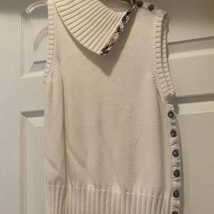 Authentic Burberry sleeveless sweater.